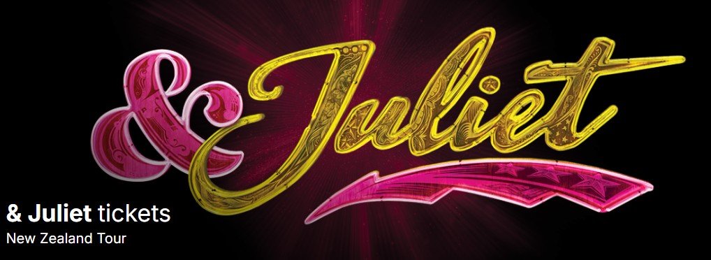& Juliet musical cast performing at St James Theatre Wellington 2026